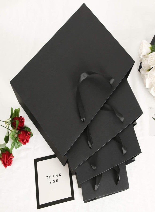 JINMING 12 Extra Large Gift Bags 16x6x12 Inches, Matte Black Gift Bags, Premium Gift Bags with Handles for Mother's Day, Father's Day and All Occasions - Image 5